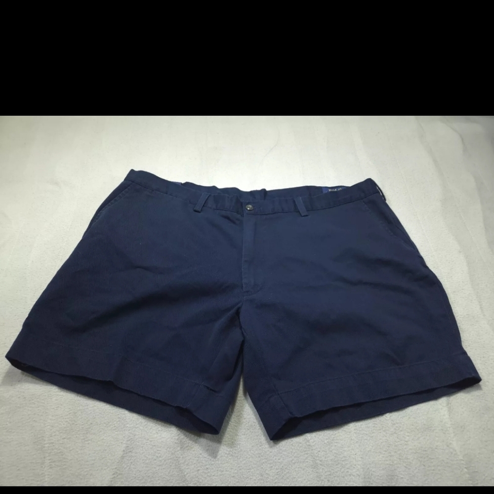 Polo Ralph Lauren Mens Shorts 42 Blue Chino Classic Fit Casual 6" Inseam NWT
